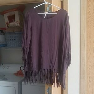 Fringe comfy shirt